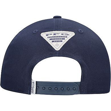 Men's Columbia Navy Dallas Cowboys PHG Back Tack Adjustable Hat