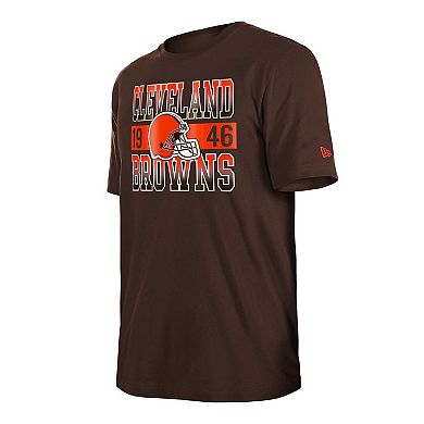 Men's New Era Brown Cleveland Browns City Team T-Shirt