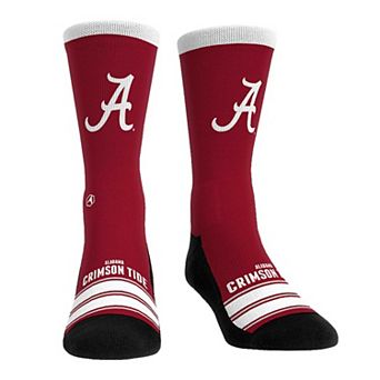 Unisex Rock Em Socks Alabama Crimson Tide Gametime Stripe Crew Socks