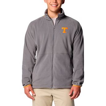 Men's Columbia Gray Tennessee Volunteers Big & Tall Flanker�� IV Fleece Raglan Full-Zip Jacket