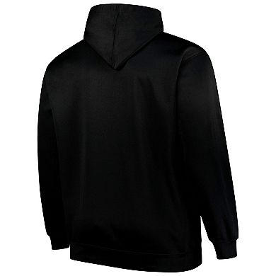 Men's Fanatics Black Cincinnati Bengals Big & Tall Fleece Pullover Hoodie