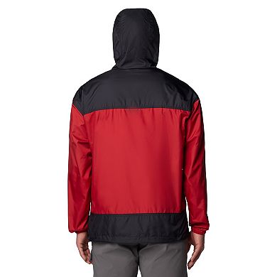 Men's Columbia Cardinal Arkansas Razorbacks Flash Challenger II Omni-Shade Full-Zip Hoodie Windbreaker Jacket