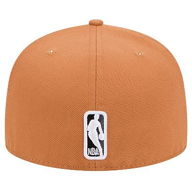Men's New Era Tan Brooklyn Nets Color Pack 59FIFTY Fitted Hat