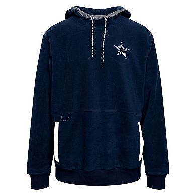 Men's Columbia Navy Dallas Cowboys Flanker Fleece Pullover Hoodie