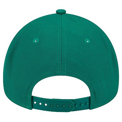 Men's New Era Kelly Green Dallas Stars Core A-Frame 9FORTY Adjustable Hat