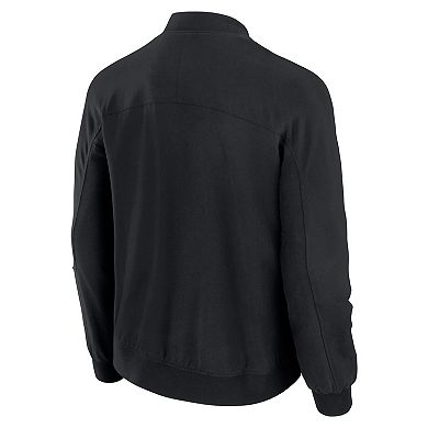 Men's J. Palmer Black Cleveland Browns Lightweight Cover-4 Tri-Blend Full-Zip Jacket