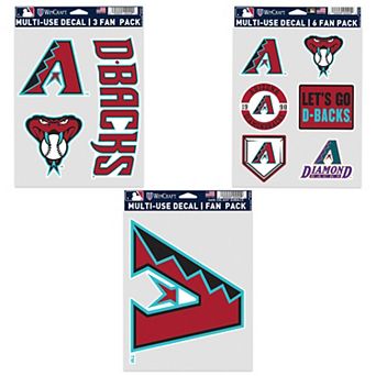 WinCraft Arizona Diamondbacks Three-Pack Fan Decal Set