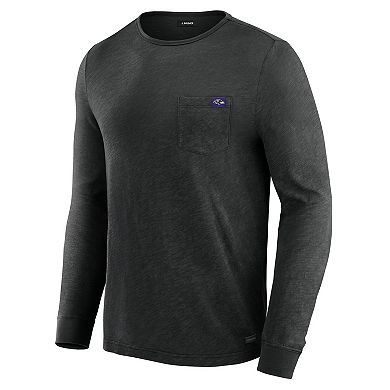 Men's J. Palmer Black Baltimore Ravens In-The-Pocket Long Sleeve T-Shirt