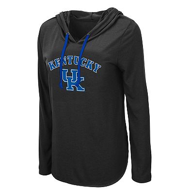 T-shirt Manches Longues Femme Pressbox Kentucky Wildcats - Gris, Neuf