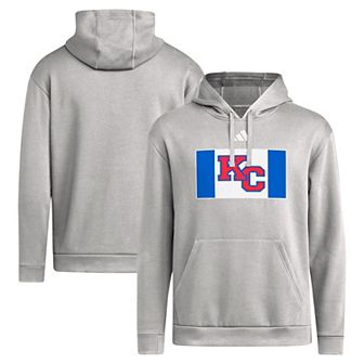 Men's adidas Gray Kansas Jayhawks Kansas in KC Pullover Hoodie