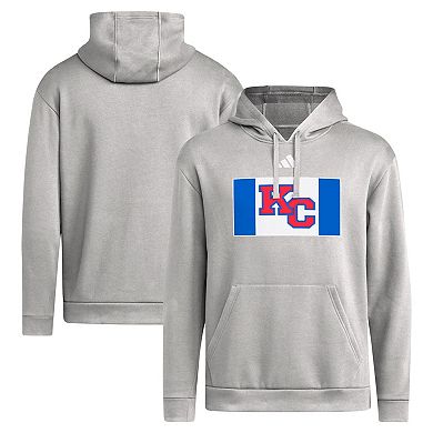 Men's adidas Gray Kansas Jayhawks Kansas in KC Pullover Hoodie
