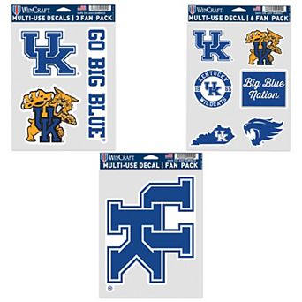 WinCraft Kentucky Wildcats Three-Pack Fan Decal Set