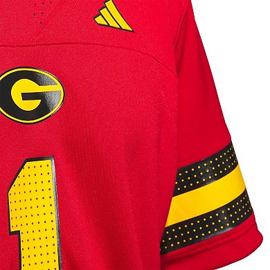 Men's adidas #1 Red Grambling Tigers Premier Strategy Jersey