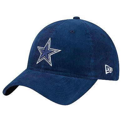 Men's New Era Navy Dallas Cowboys Corded 9TWENTY Adjustable Hat