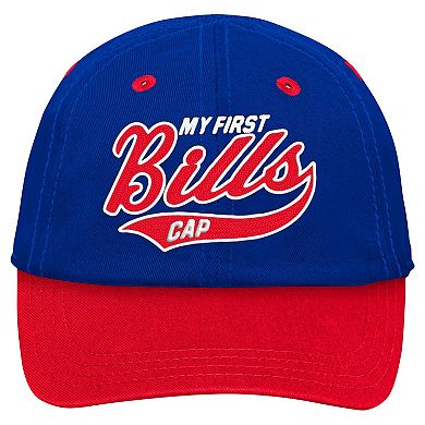 Infant Royal/Red Buffalo Bills My First Tail Sweep Slouch Flex Hat