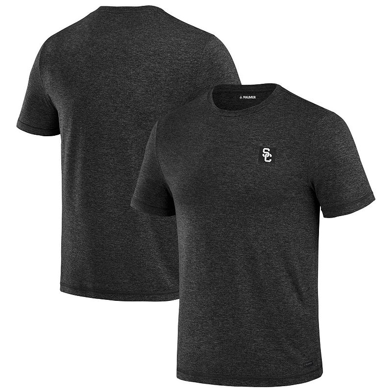 Men's J. Palmer Black USC Trojans Four Down T-Shirt,