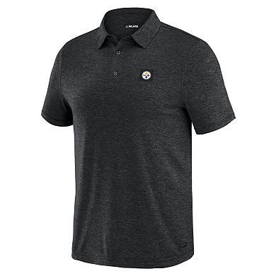 Men's J. Palmer Black Pittsburgh Steelers Four Down Polo