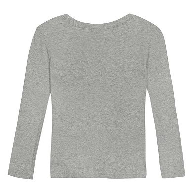 Preschool Heather Gray Kansas City Chiefs Long Sleeve T-Shirt and Pants Sleep Set