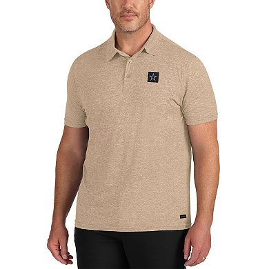 Men's J. Palmer Cream Dallas Cowboys Four Down Polo