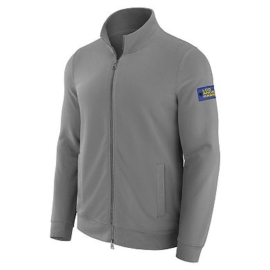 Men's J. Palmer Graphite Los Angeles Rams QB1 Full-Zip Sweatshirt
