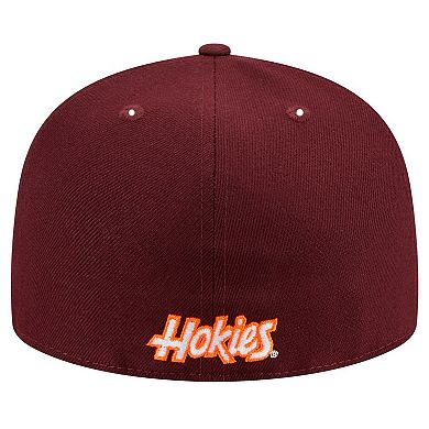 Men's New Era Maroon Virginia Tech Hokies 59FIFTY Fitted Hat