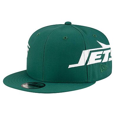 Men's New Era Green New York Jets Helmet 9FIFTY Snapback Hat