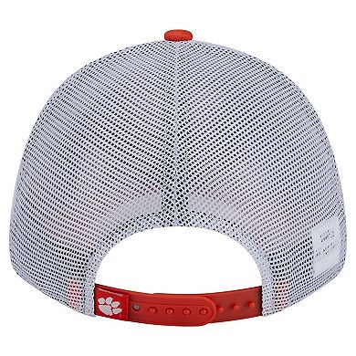 Men's New Era Orange Clemson Tigers Trucker 9FORTY Adjustable Hat