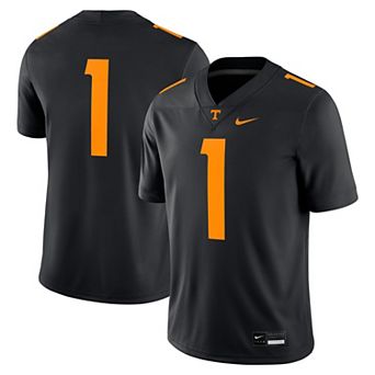 Men's Nike Black Tennessee Volunteers Alternate Game Jersey