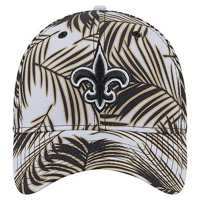Men's New Era Gray New Orleans Saints Palms 39THIRTY Flex Hat