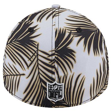 Men's New Era Gray New Orleans Saints Palms 39THIRTY Flex Hat