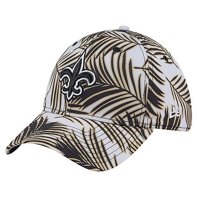 Men's New Era Gray New Orleans Saints Palms 39THIRTY Flex Hat