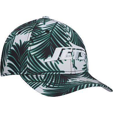 Men's New Era Gray New York Jets Palms 39THIRTY Flex Hat