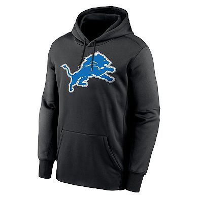 Men's Nike Amon-Ra St. Brown Black Detroit Lions Player Name & Number Performance Pullover��Hoodie