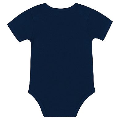 "Newborn & Infant Dallas Cowboys Dynamic Duo Bodysuit, Bib & Knit Hat Set"
