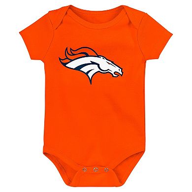 Newborn & Infant Orange Denver Broncos Team Logo Bodysuit