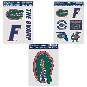 WinCraft Florida Gators Three-Pack Fan Decal Set