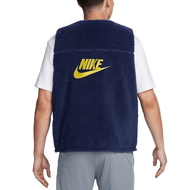 Men's Nike Navy Paris Saint-Germain Club+ Winterized Full-Zip Vest