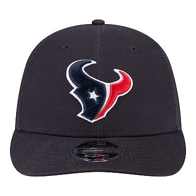 Men's New Era Navy Houston Texans Main Low Profile 9FIFTY Snapback Hat