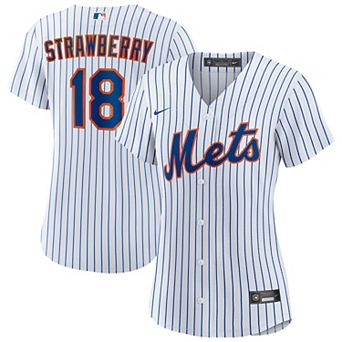 Women's Nike Darryl Strawberry White New York Mets Home Replica Player Jersey