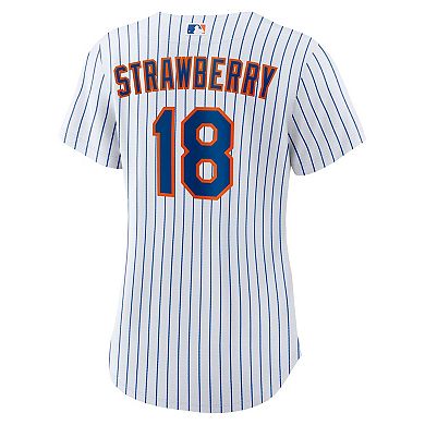 Women's Nike Darryl Strawberry White New York Mets Home Replica Player Jersey