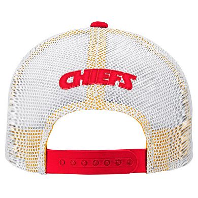 Preschool Red Kansas City Chiefs Core Lockup Trucker Adjustable hat