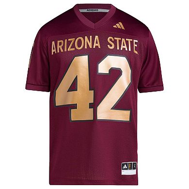 Men's adidas Pat Tillman #42 Maroon Arizona State Sun Devils Football Icon Premier Jersey