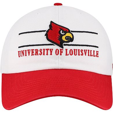 Men's '47 White Louisville Cardinals Gridiron Clean Up Adjustable Hat