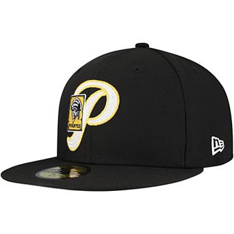 Men's New Era Black Pittsburgh Pirates Duo Logo 2.0 59FIFTY Fitted Hat
