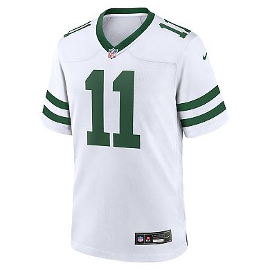 Men's Nike Jermaine Johnson II Legacy White New York Jets Game Jersey