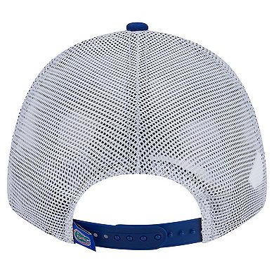 Men's New Era Royal Florida Gators Trucker 9FORTY Adjustable Hat