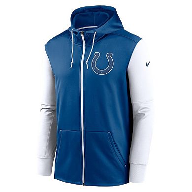 Men's Nike Royal Indianapolis Colts Performance Full-Zip Hoodie