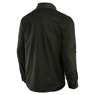 Men's Darius Rucker Collection by Fanatics Dark Green Chicago Bears Corduroy Full-Button Shacket