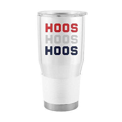 "Virginia Cavaliers 30oz. Red, White and Hoo Stainless Steel Tumbler"