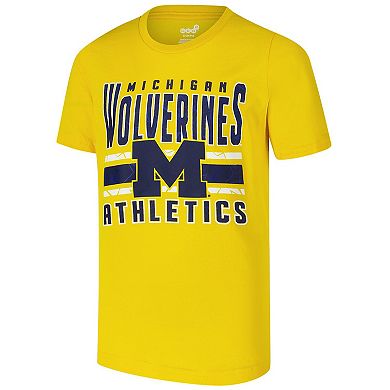 Youth Michigan Wolverines In the Mix T-Shirt Combo Set